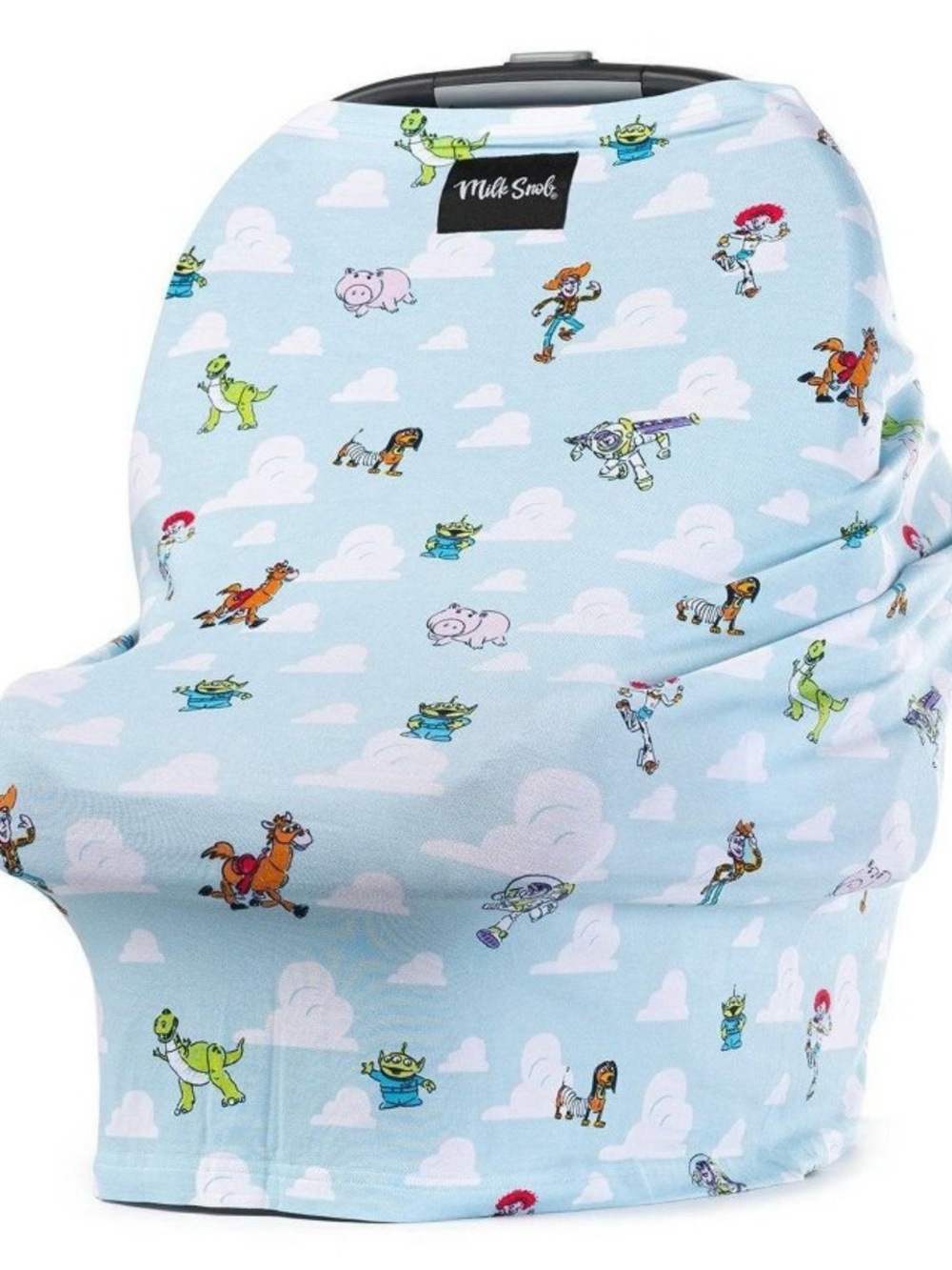 Light Blue Kids Nursing Cover with Toy Story Characters